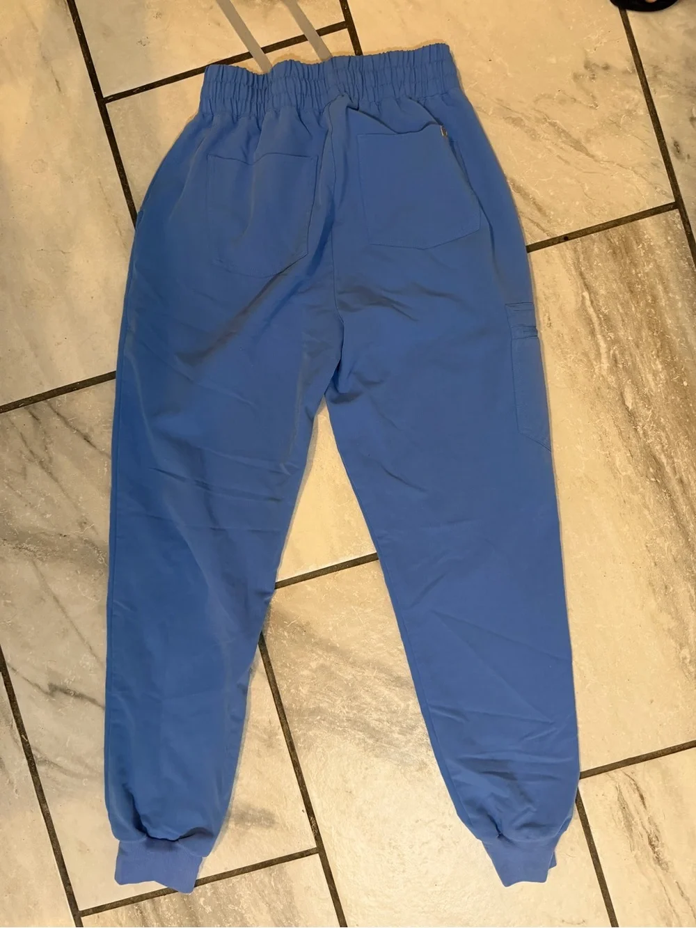 Figs Zamora Jogger Technical Collection Ceil Blue Scrub pants sz small
